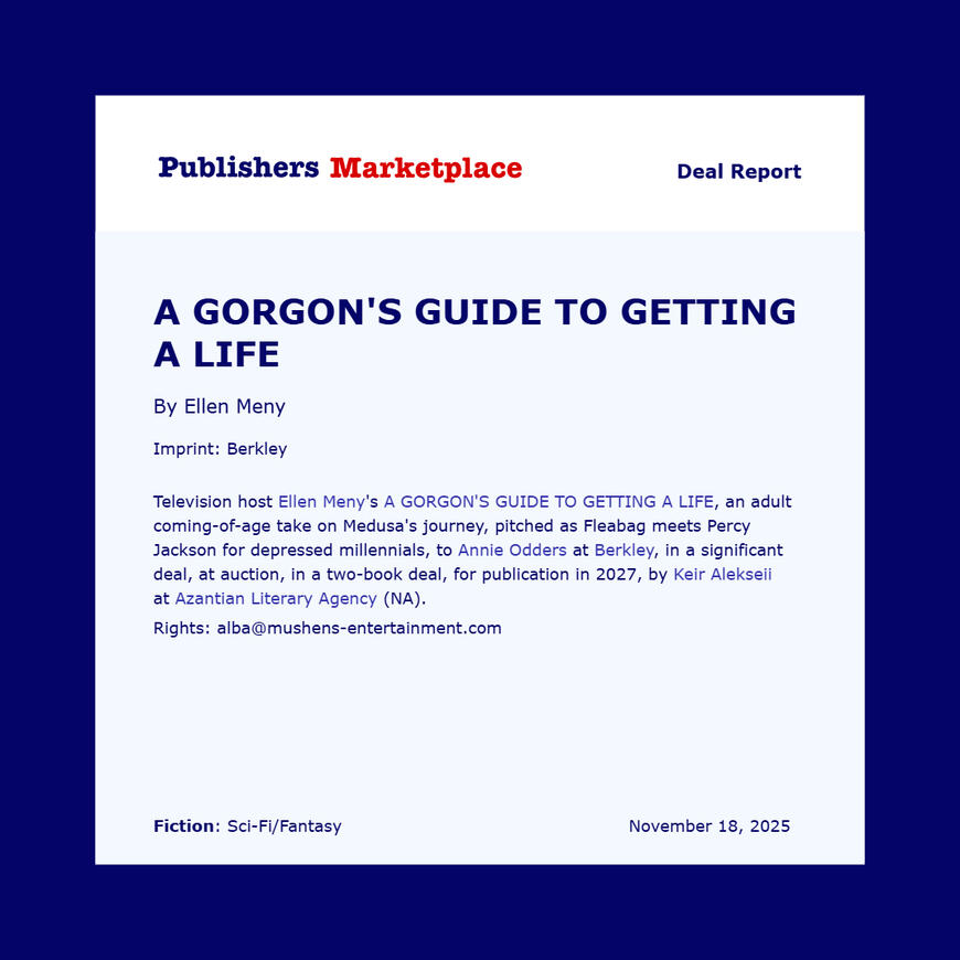 A Gorgon's Guide to Getting a Life